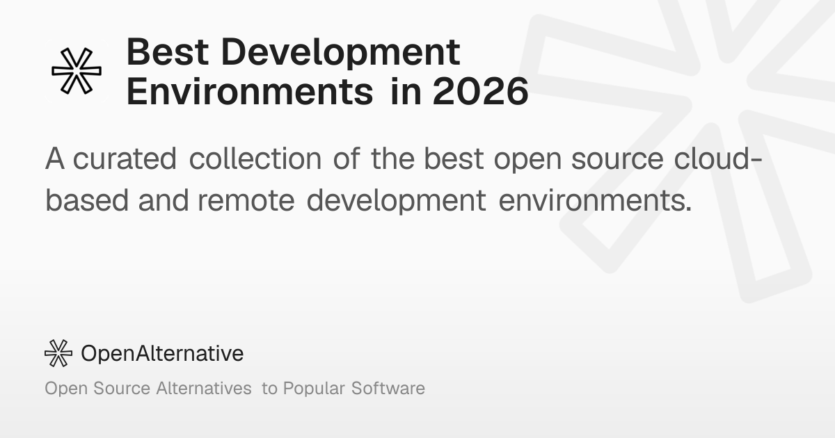 Best Development Environments in 2026