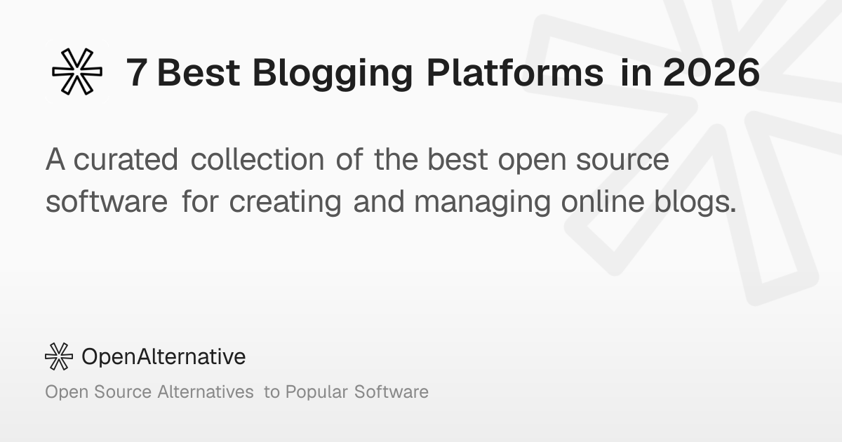 7 Best Blogging Platforms in 2026