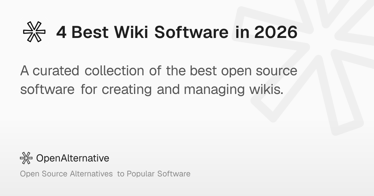 4 Best Wiki Software in 2026