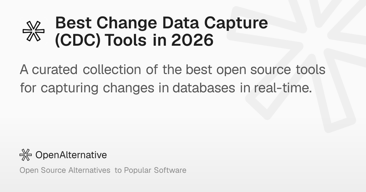 Best Change Data Capture (CDC) Tools in 2026