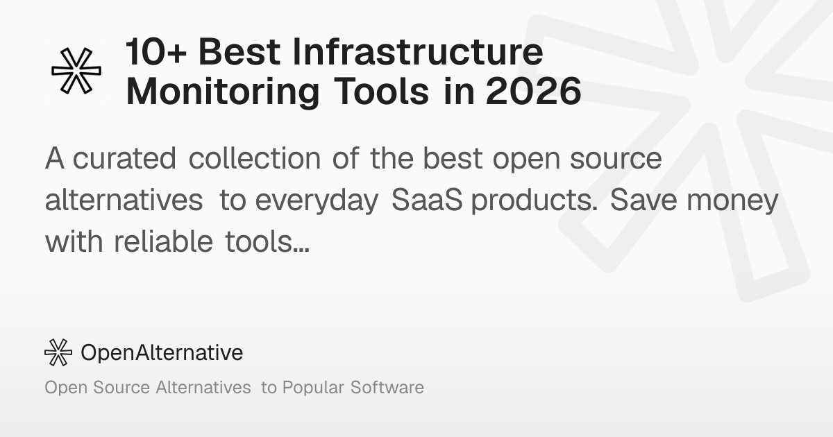 10+ Best Infrastructure Monitoring Tools in 2026