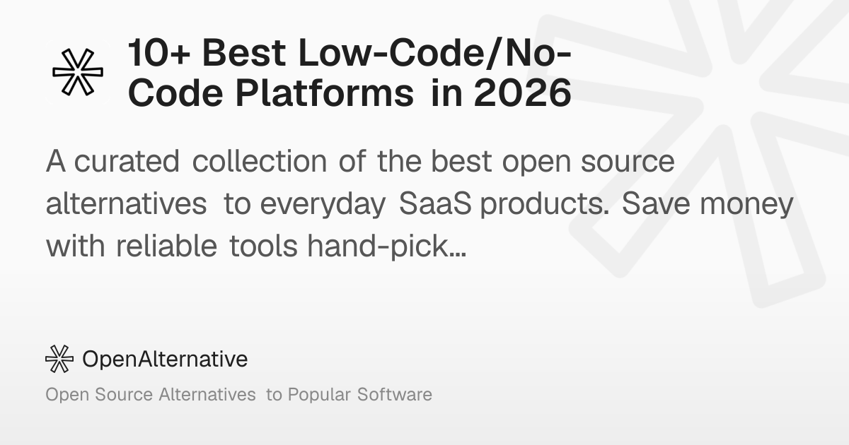 10+ Best Low-Code/No-Code Platforms in 2026
