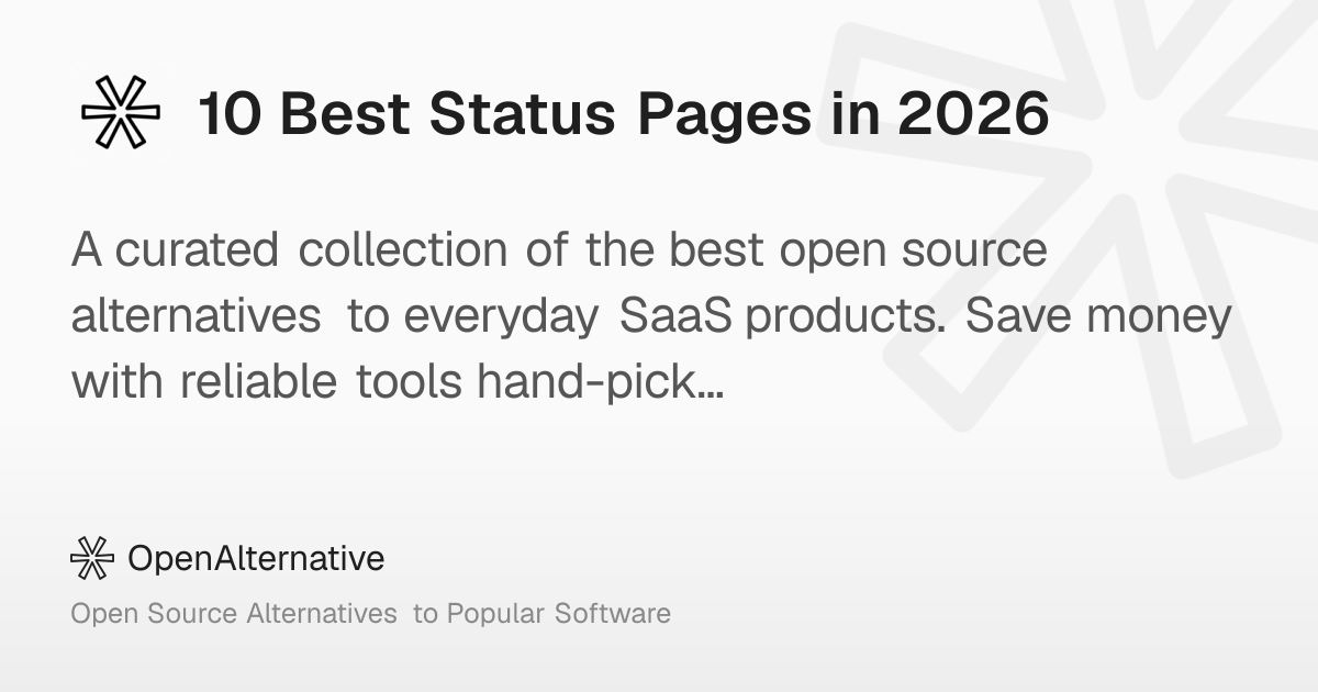 10 Best Status Pages in 2026