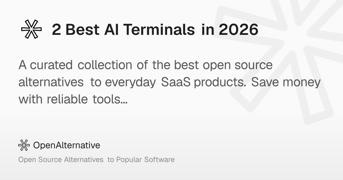 2 Best AI Terminals in 2026