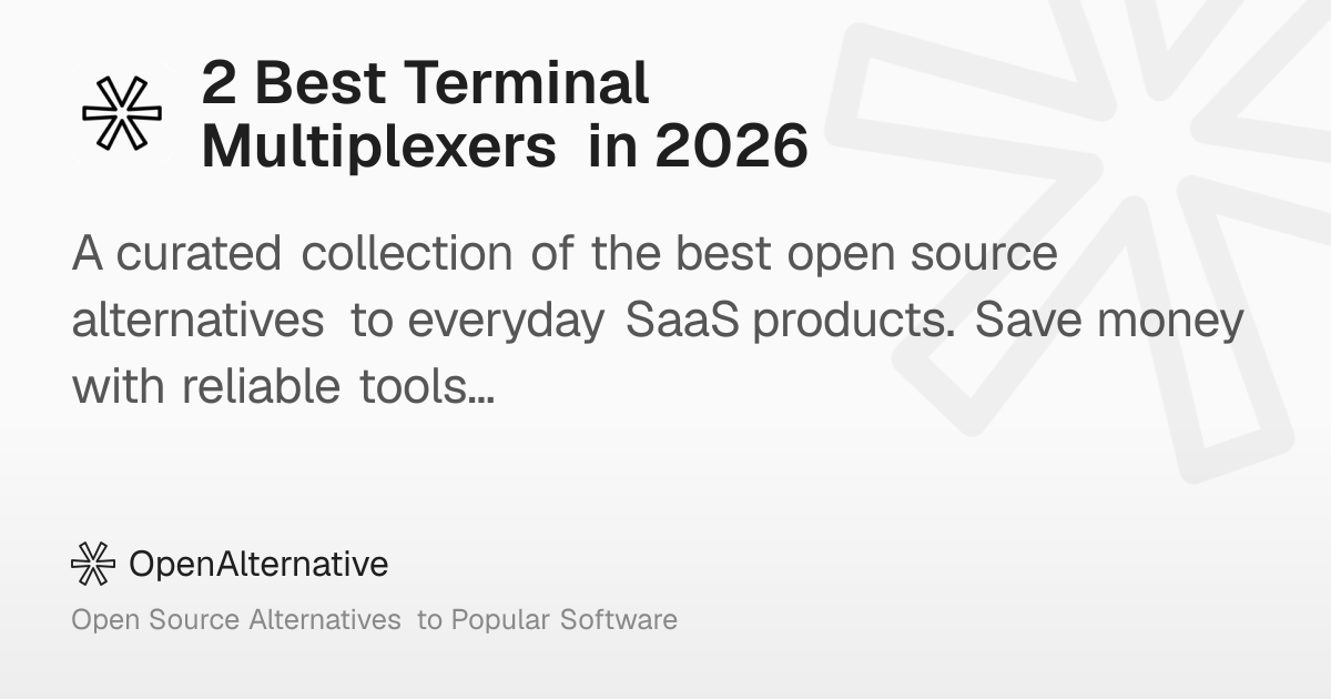 2 Best Terminal Multiplexers in 2026