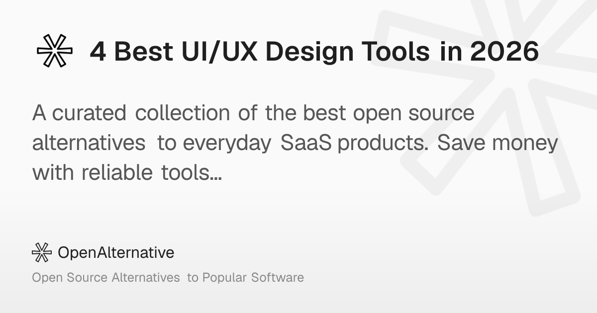 4 Best UI/UX Design Tools in 2026