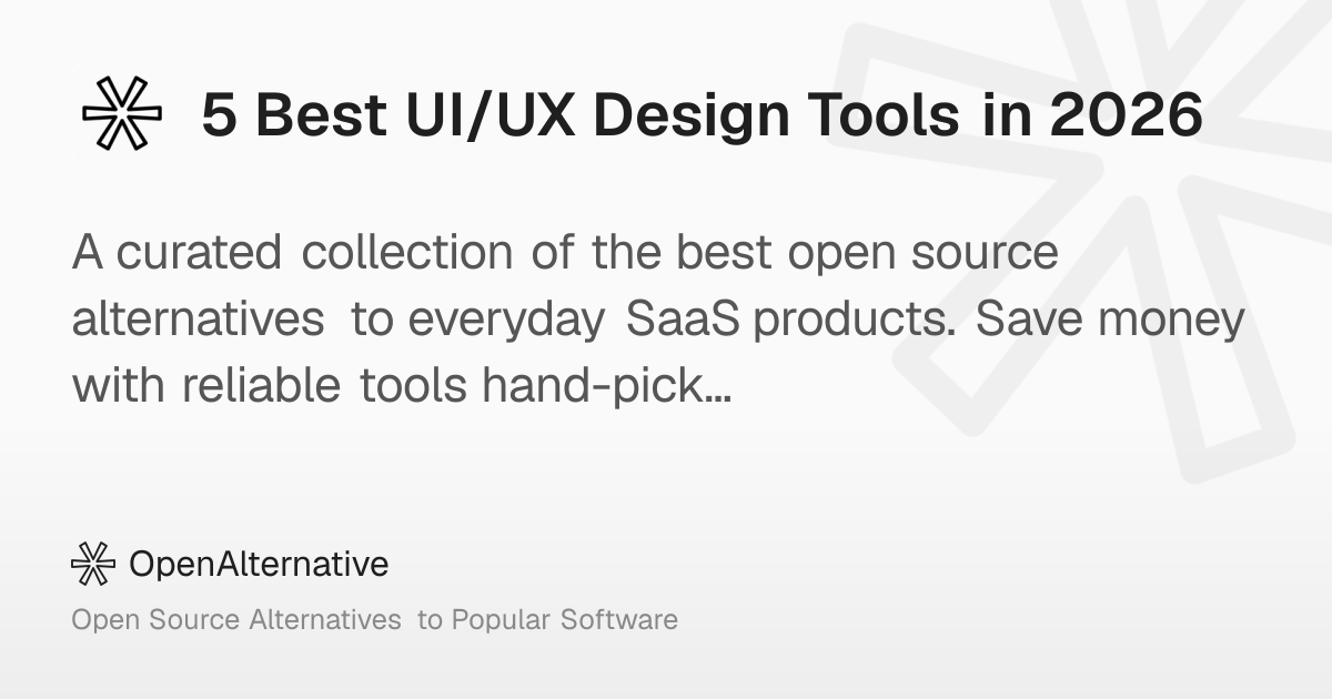 5 Best UI/UX Design Tools in 2026