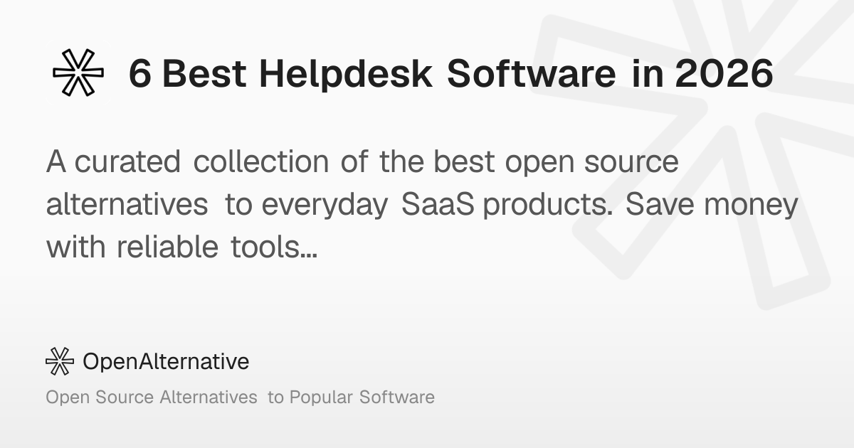 6 Best Helpdesk Software in 2026