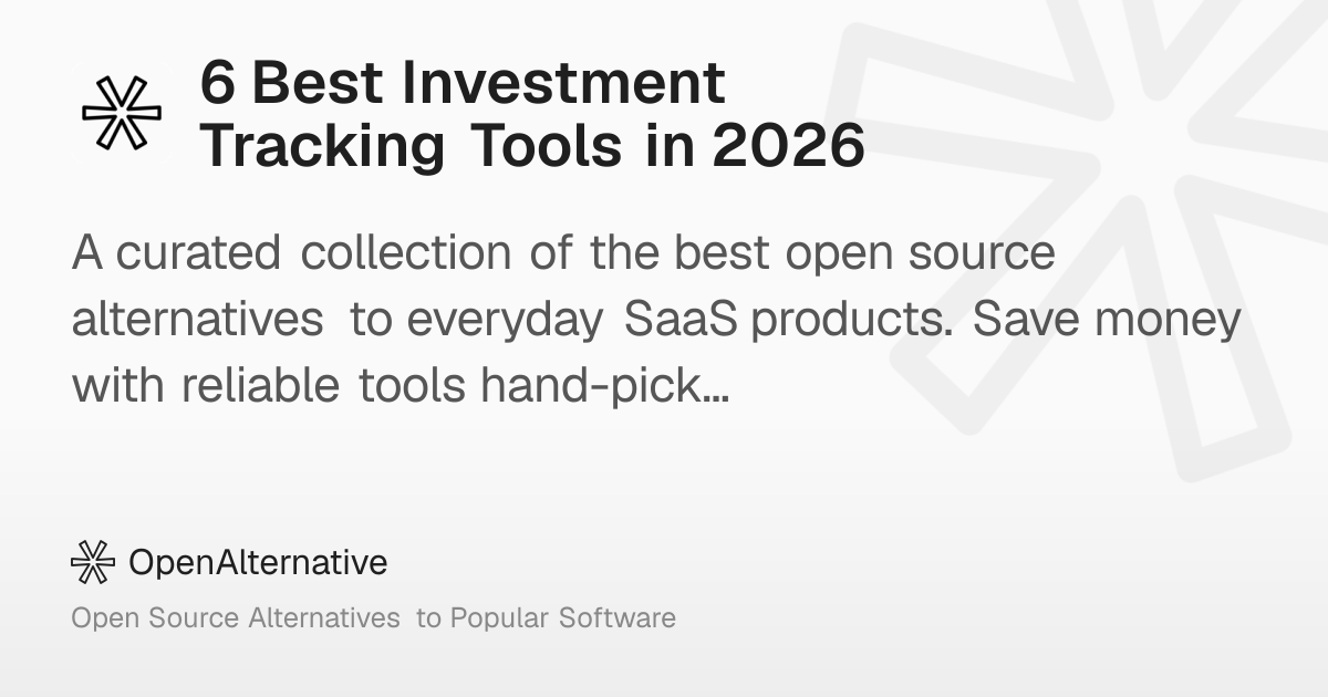 6 Best Investment Tracking Tools in 2026