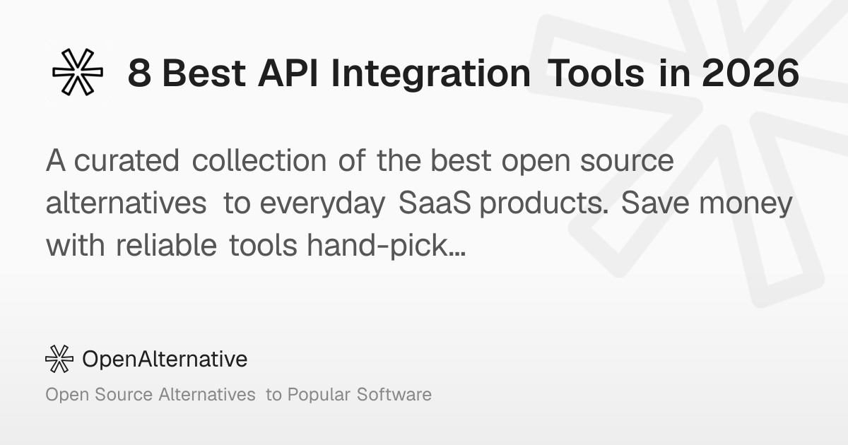 8 Best API Integration Tools in 2026