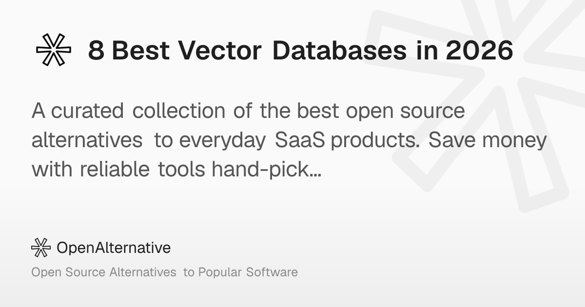 8 Best Vector Databases in 2026