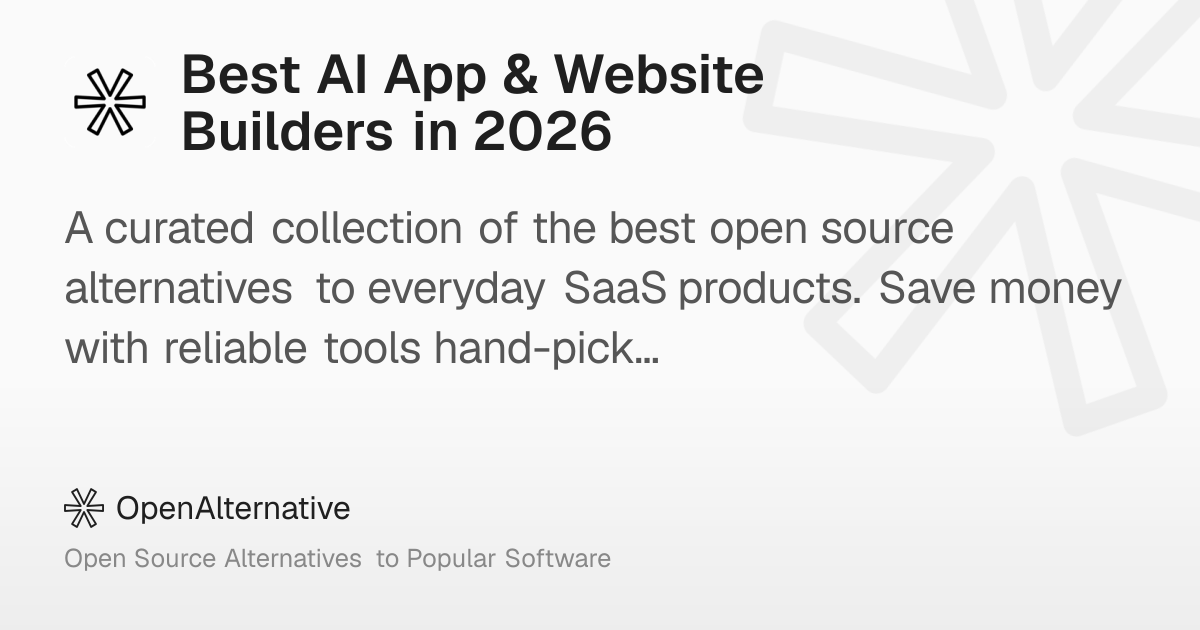 Best AI App & Website Builders in 2026