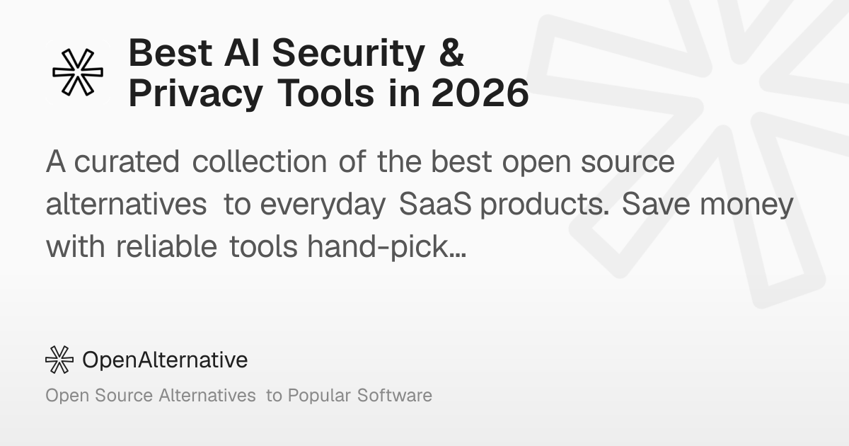 Best AI Security & Privacy Tools in 2026