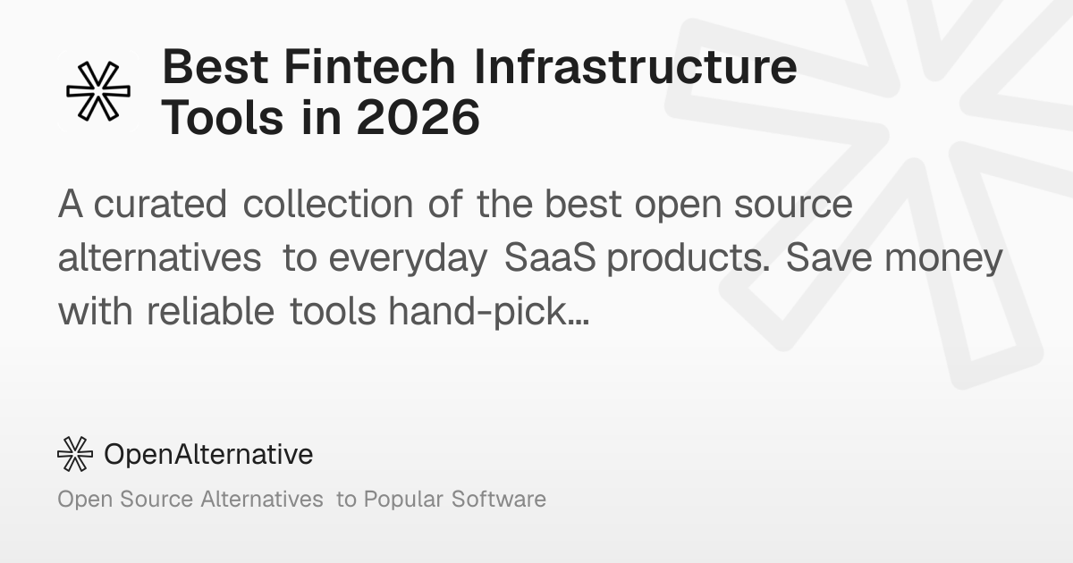 Best Fintech Infrastructure Tools in 2026