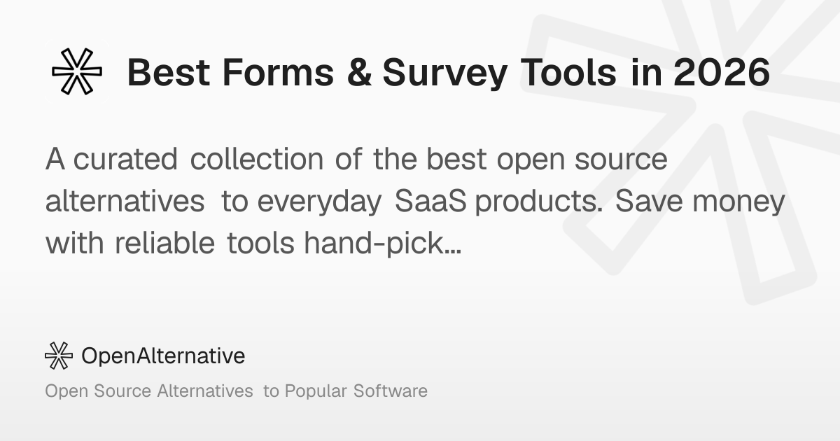 Best Forms & Survey Tools in 2026