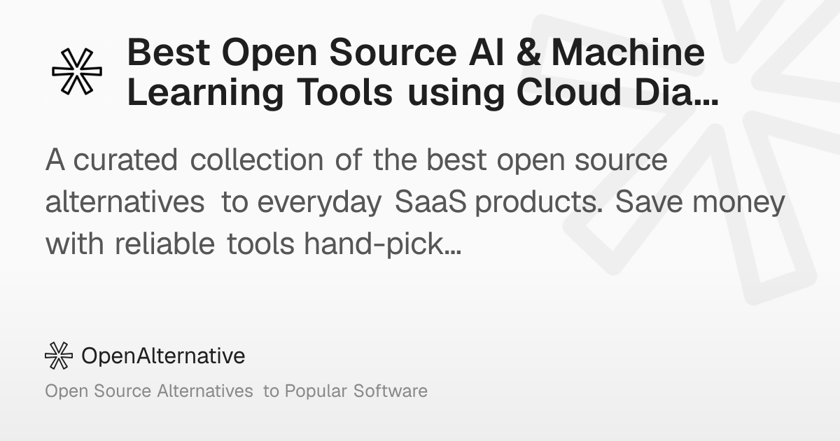 Best Open Source AI & Machine Learning Tools using Cloud Dialogflow in 2026