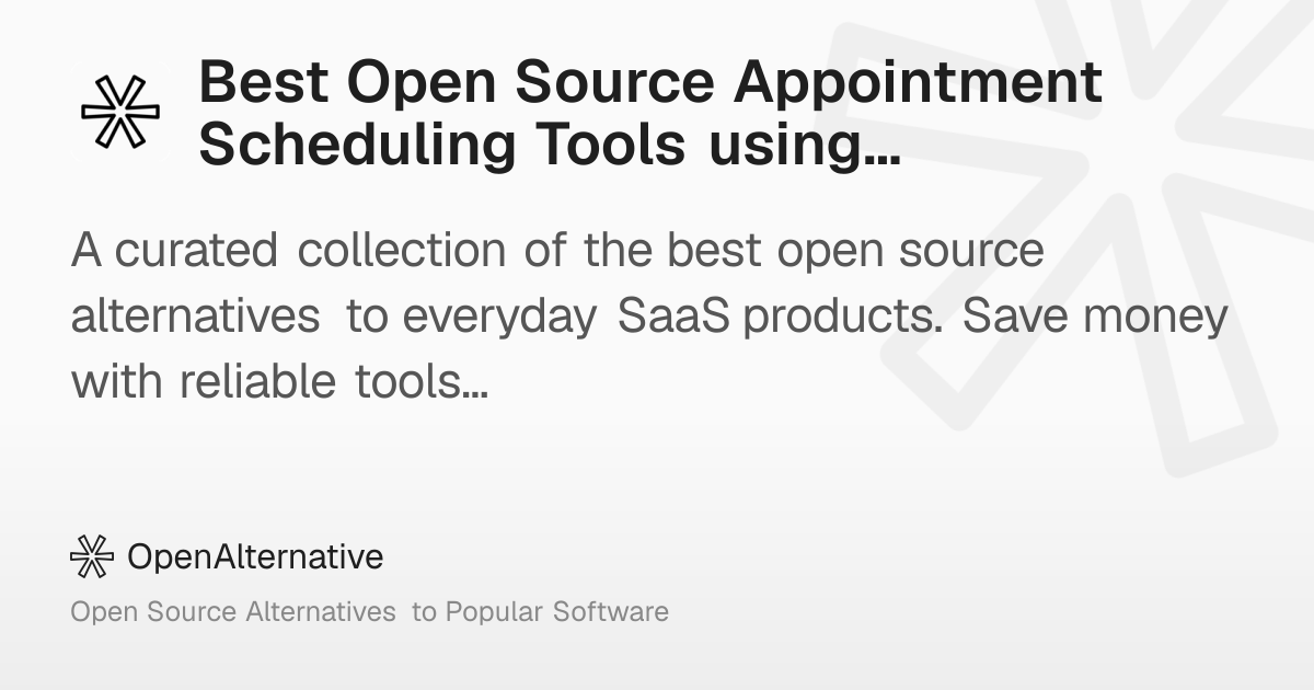 Best Open Source Appointment Scheduling Tools using CodeSandboxCI in 2026