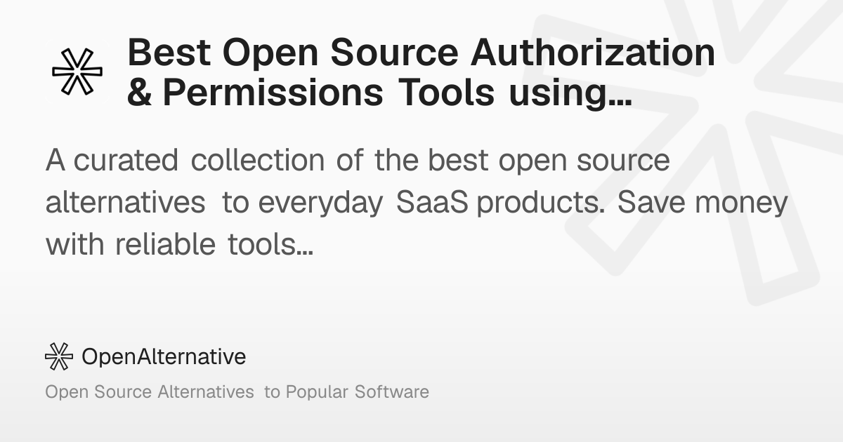 Best Open Source Authorization & Permissions Tools using Grafana in 2026