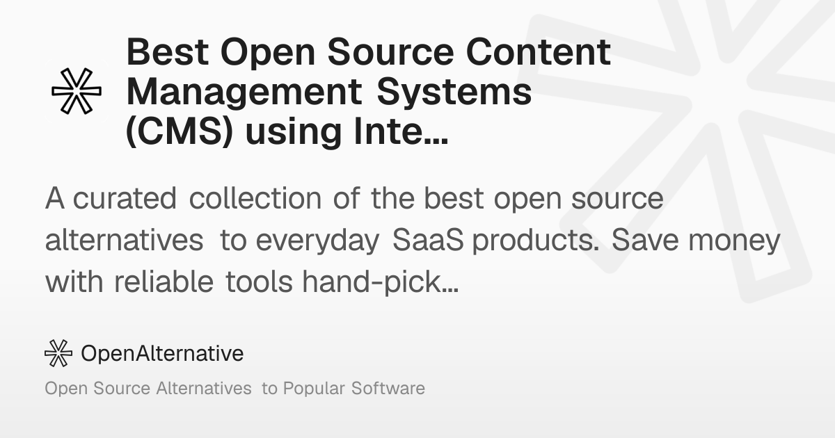 Best Open Source Content Management Systems (CMS) using Intercom in 2026
