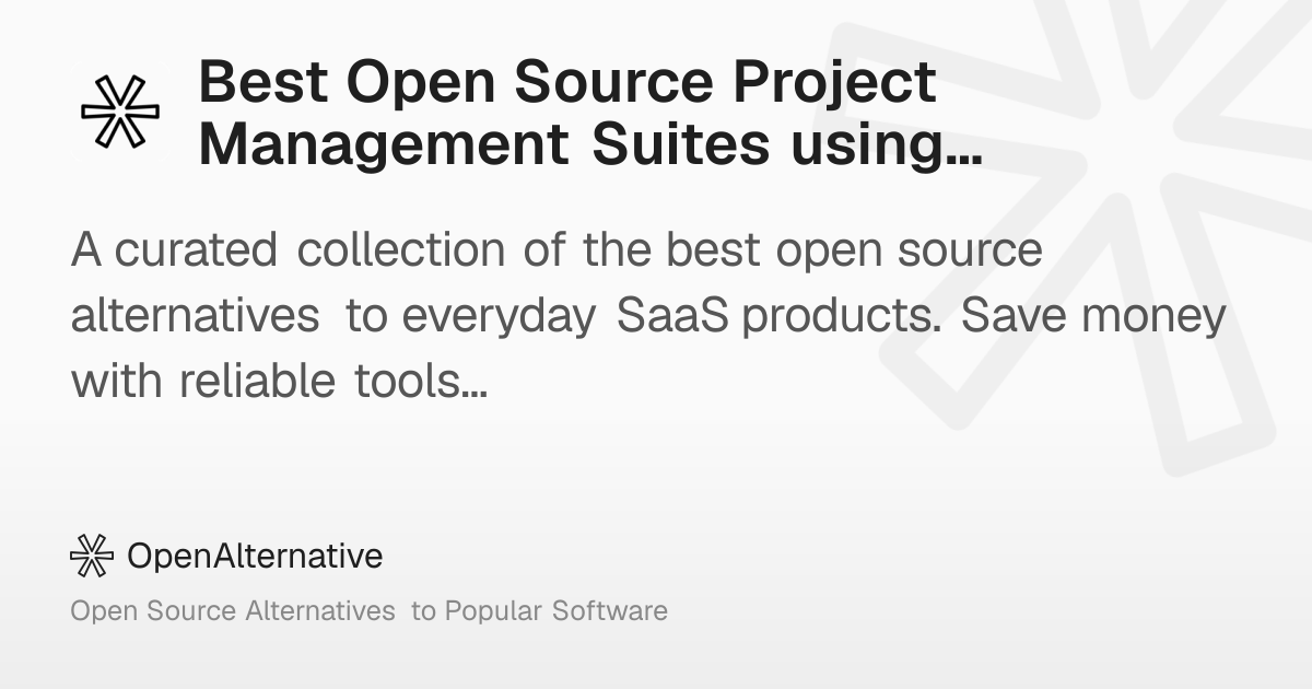 Best Open Source Project Management Suites using OpenTelemetry in 2026