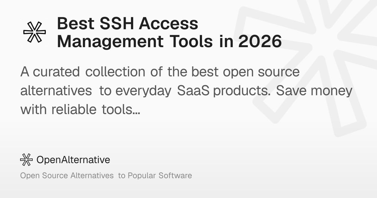 Best SSH Access Management Tools in 2026