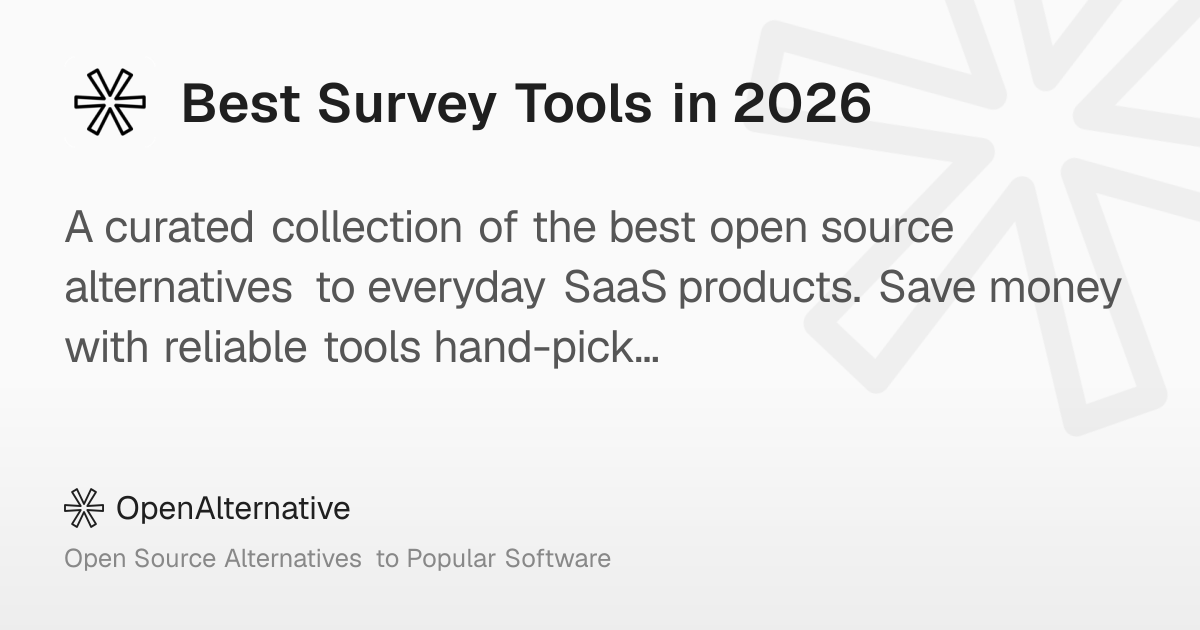 Best Survey Tools in 2026