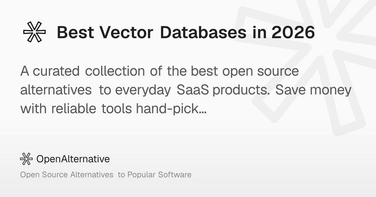 Best Vector Databases in 2026