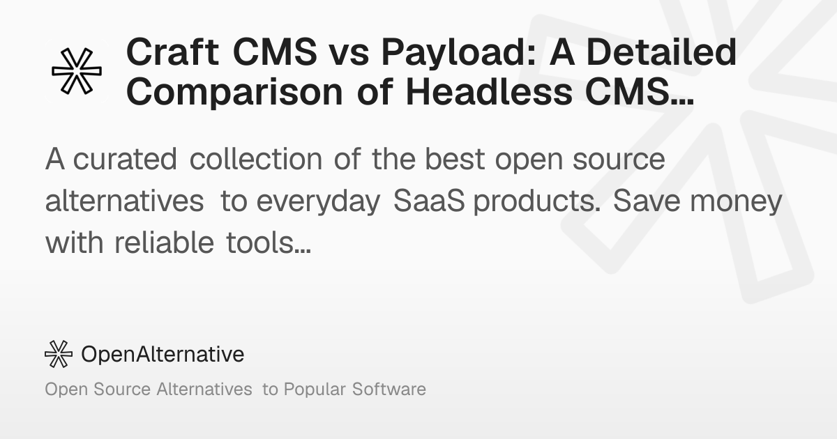 Craft CMS vs Payload: A Detailed Comparison of Headless CMS Tools in 2026