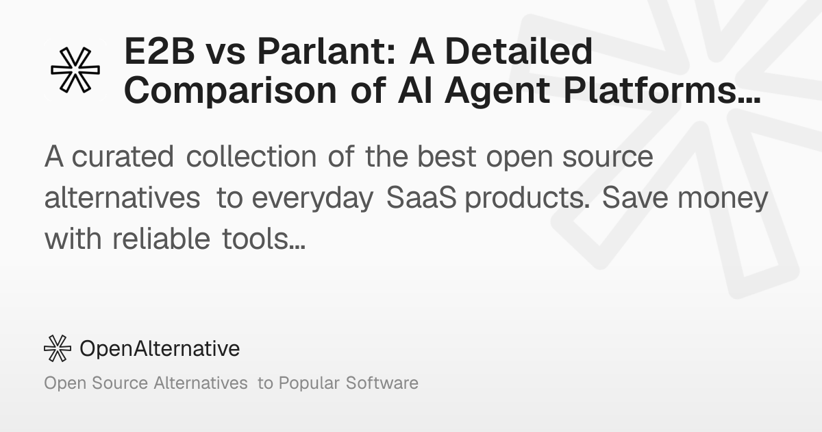 E2B vs Parlant: A Detailed Comparison of AI Agent Platforms in 2026