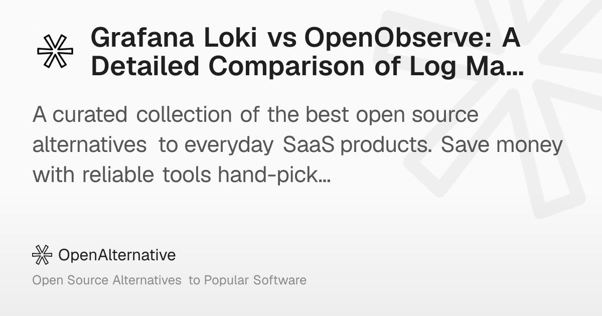 Grafana Loki vs OpenObserve: A Detailed Comparison of Log Management ...