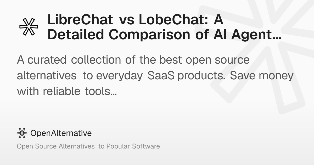 LibreChat vs LobeChat: A Detailed Comparison of AI Agent Platforms in 2026