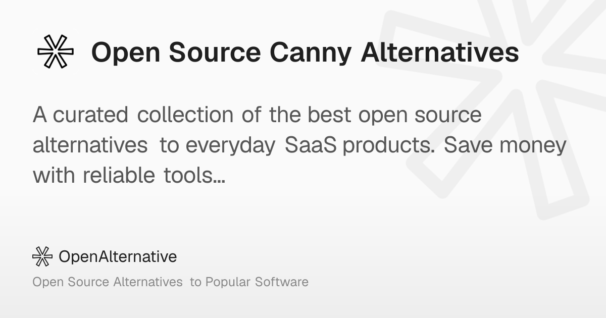 7 Best Open Source Canny Alternatives in 2026