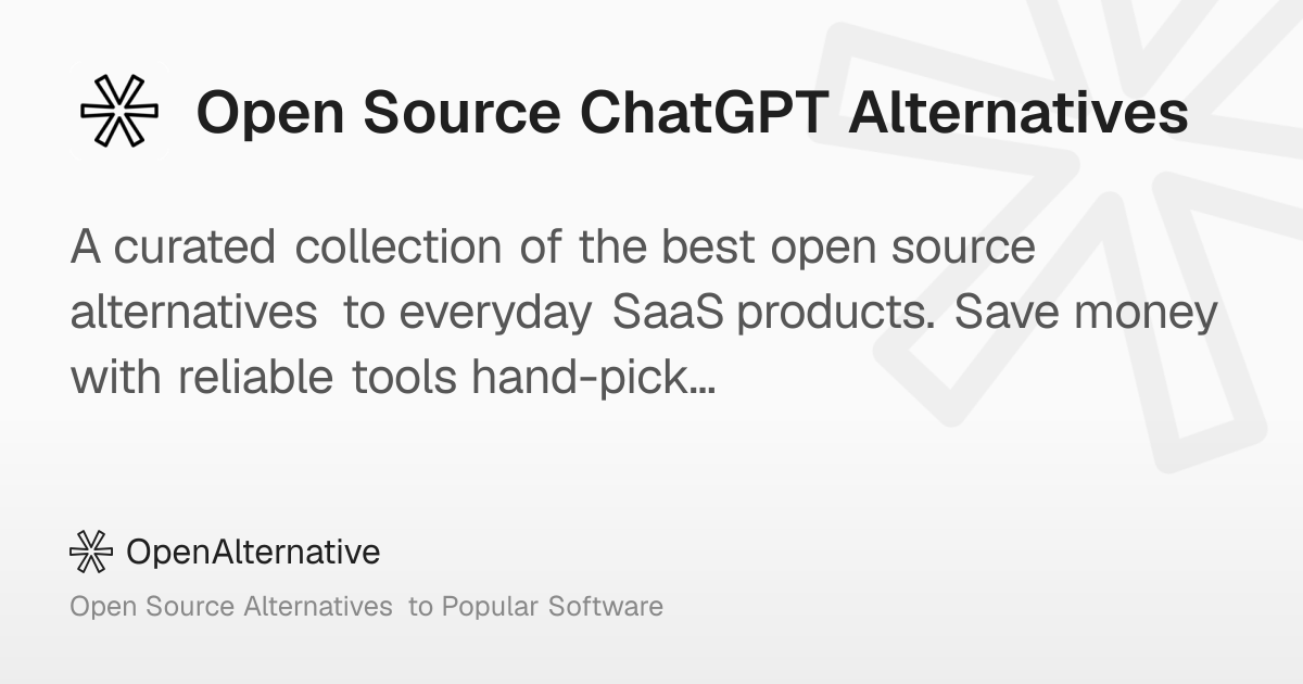 10+ Best Open Source ChatGPT Alternatives in 2026