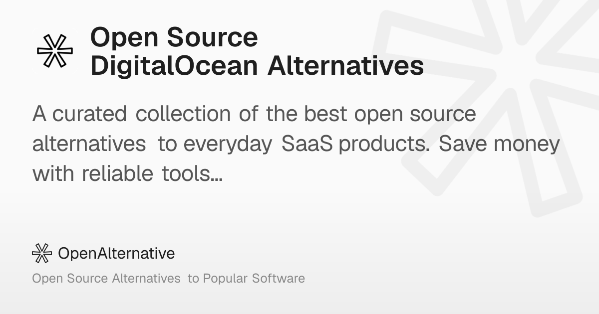 4 Best Open Source DigitalOcean Alternatives in 2026