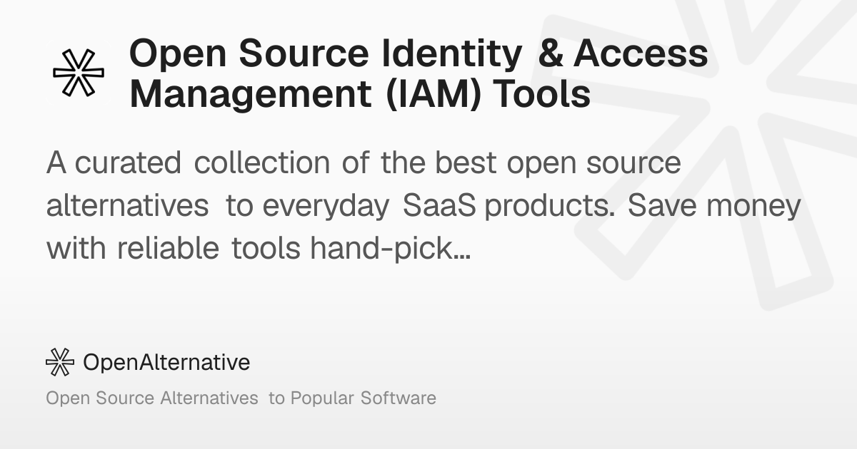 Best Open Source Identity & Access Management (IAM) Tools (2026)