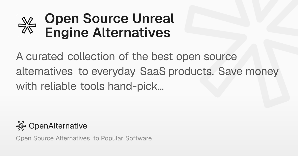4 Best Open Source Unreal Engine Alternatives in 2026