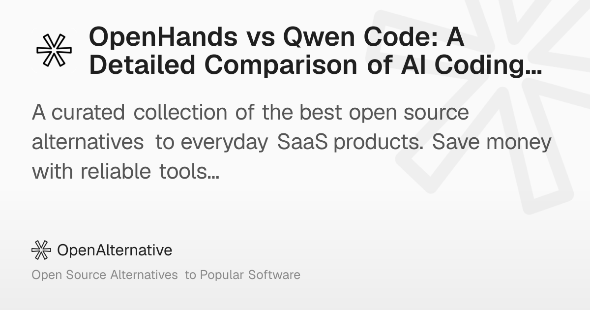 OpenHands vs Qwen Code: A Detailed Comparison of AI Coding Agents in 2026