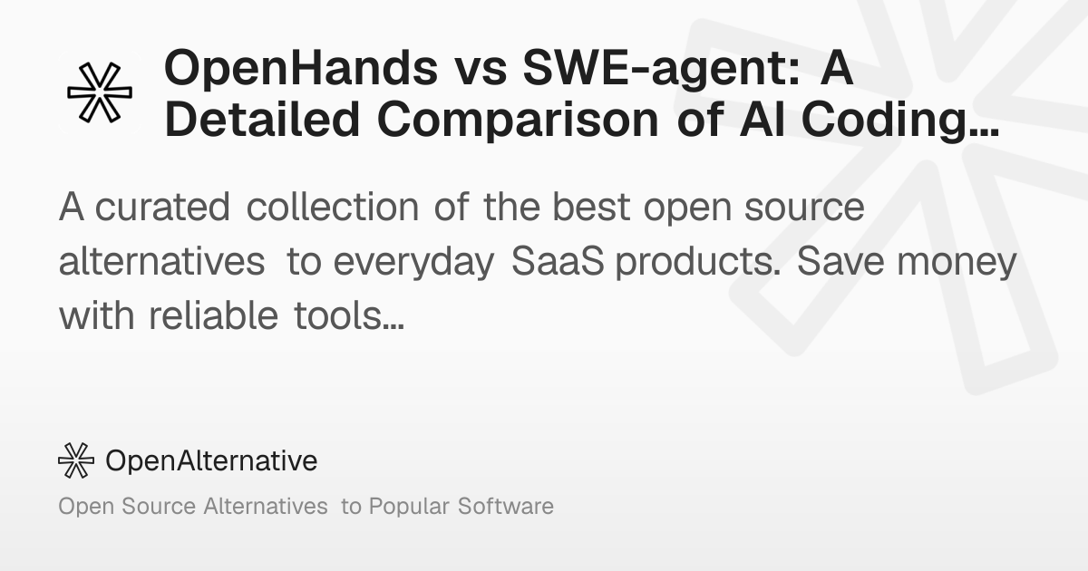 OpenHands vs SWE-agent: A Detailed Comparison of AI Coding Agents in 2026