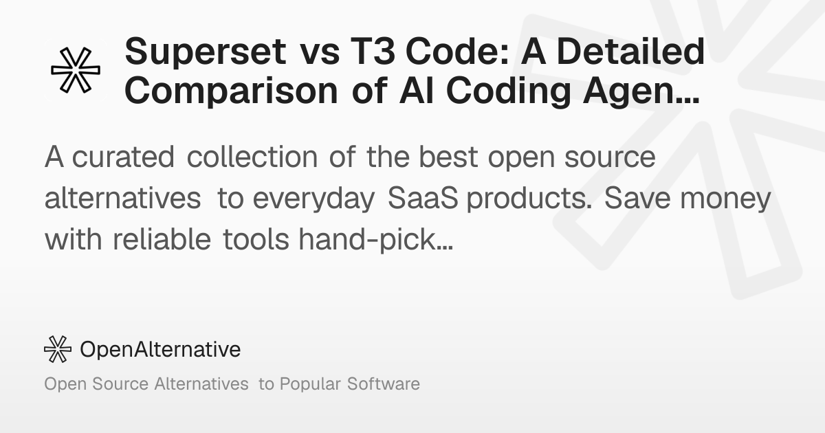 Superset vs T3 Code: A Detailed Comparison of AI Coding Agents in 2026