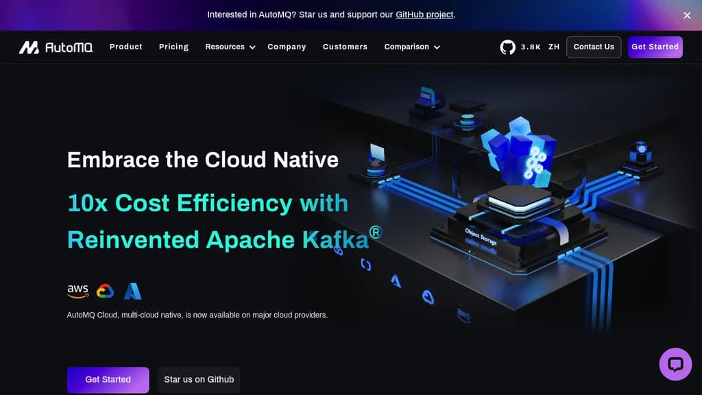 Screenshot of AutoMQ