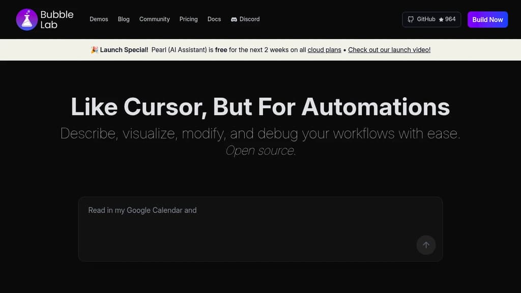 Screenshot of Pearl website