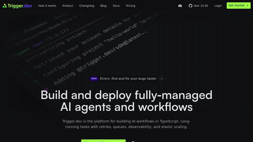 Screenshot of Trigger