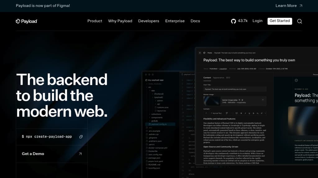 Screenshot of Payload