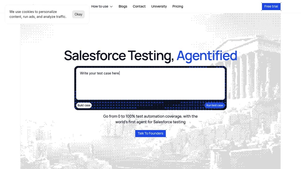 Screenshot of Hercules website