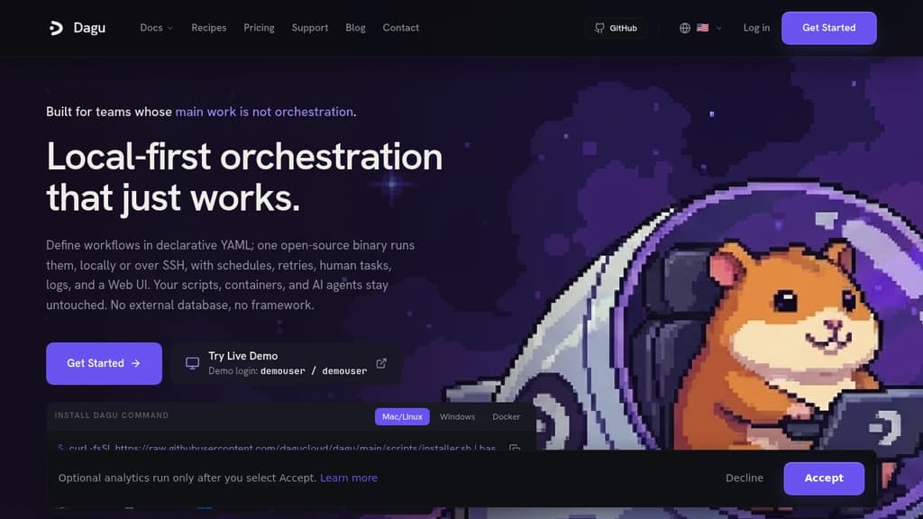Screenshot of Dagu