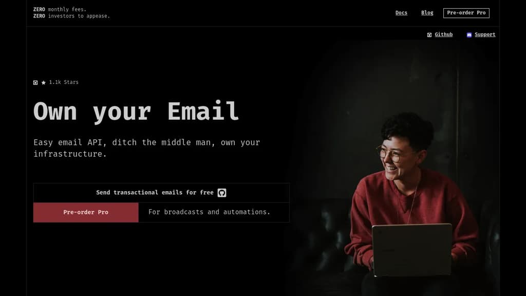 Screenshot of DoubleZero website