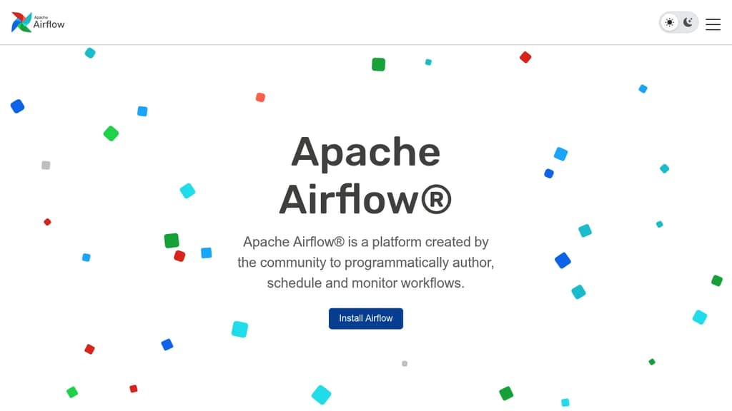Screenshot of Apache Airflow