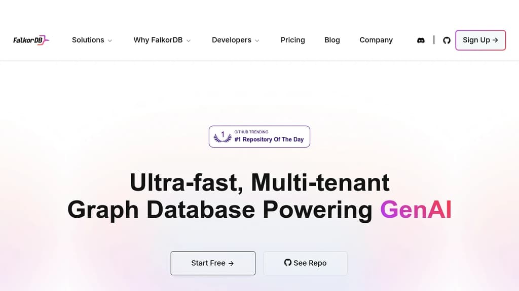 Screenshot of FalkorDB