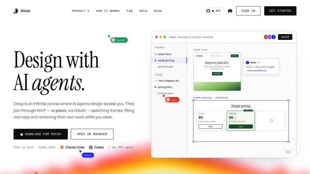 Screenshot of Doop