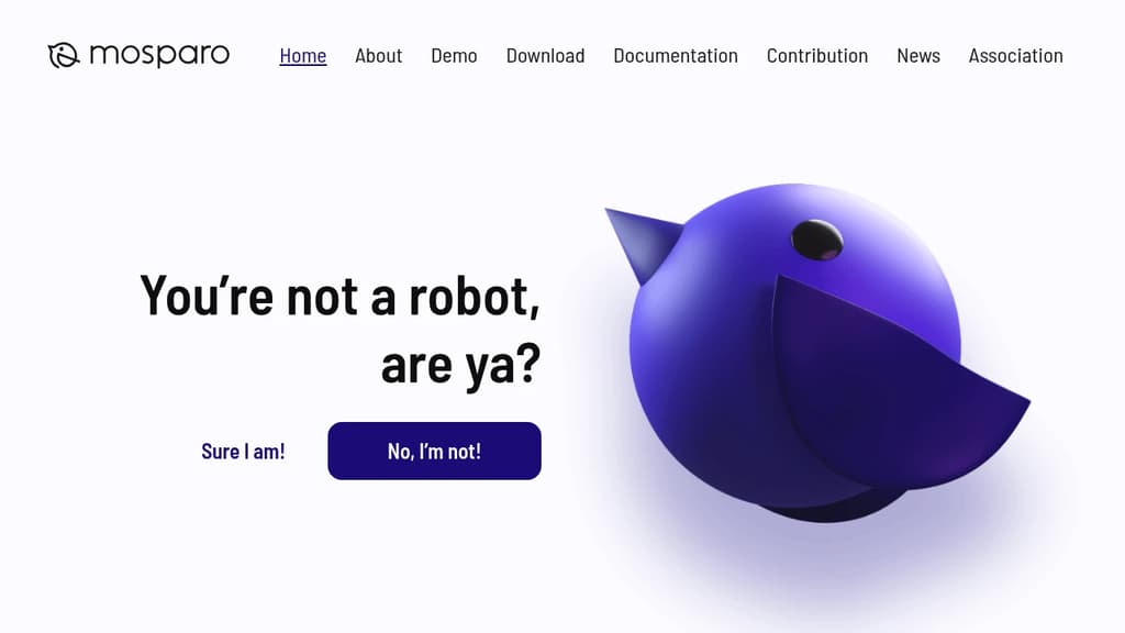 Screenshot of Mosparo